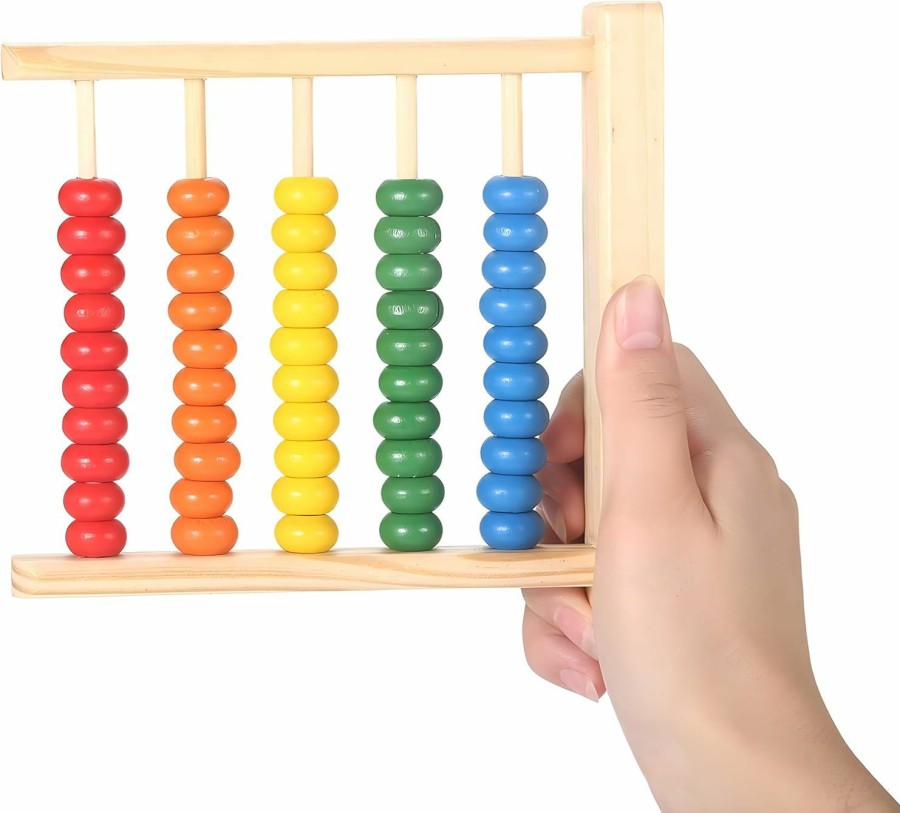 Baby & Toddler MAGIKON | Magikon Miniature Counting Frame,5 Rows,Learning Mathematics Abacus