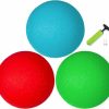 Baby & Toddler New Bounce | New Bounce Playground Balls For Kids - 5\" Sports Ball Set For Toddlers - 3 Pack Of Red/Blue/Green - Small Soft Outdoor Balls