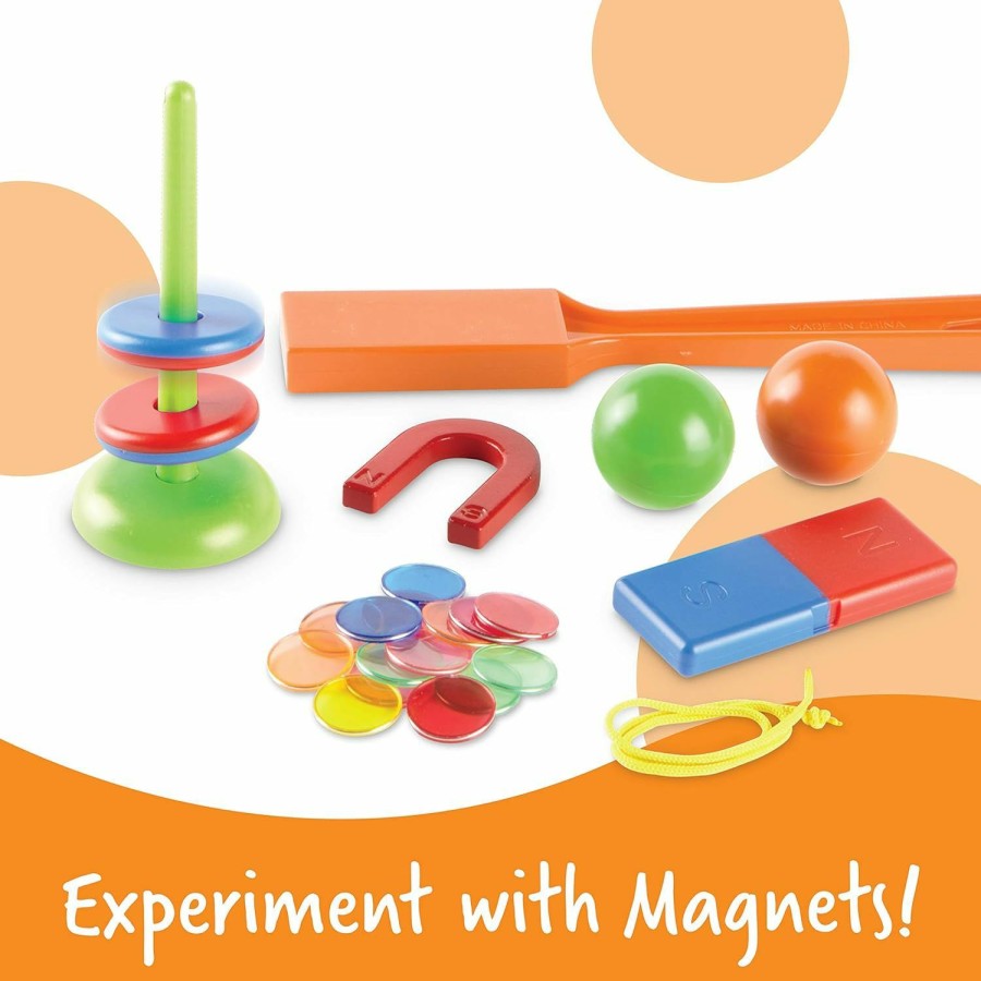 Baby & Toddler Learning Resources | Learning Resources Stem Explorers -Ages 5+,39 Pieces, Magnet Movers, Critical Thinking Skills, Stem Certified Toys, Magnets Kids,Magnet Set