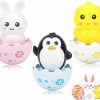 Baby & Toddler Lukax | Lukax Easter Egg Toys - Bunny Chick Easter Basket Stuffer, Plastic Easter Toys With Rattles, Easter Egg Basket Toys Gift For Toddler Boy Girl