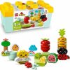 Baby & Toddler LEGO | Lego Duplo My First Organic Garden Brick Box 10984, Stacking Toys For Babies And Toddlers 1.5+ Years Old, Learning Toy With Ladybug, Bumblebee, Fruit & Veg, Sensory Toy For Kids