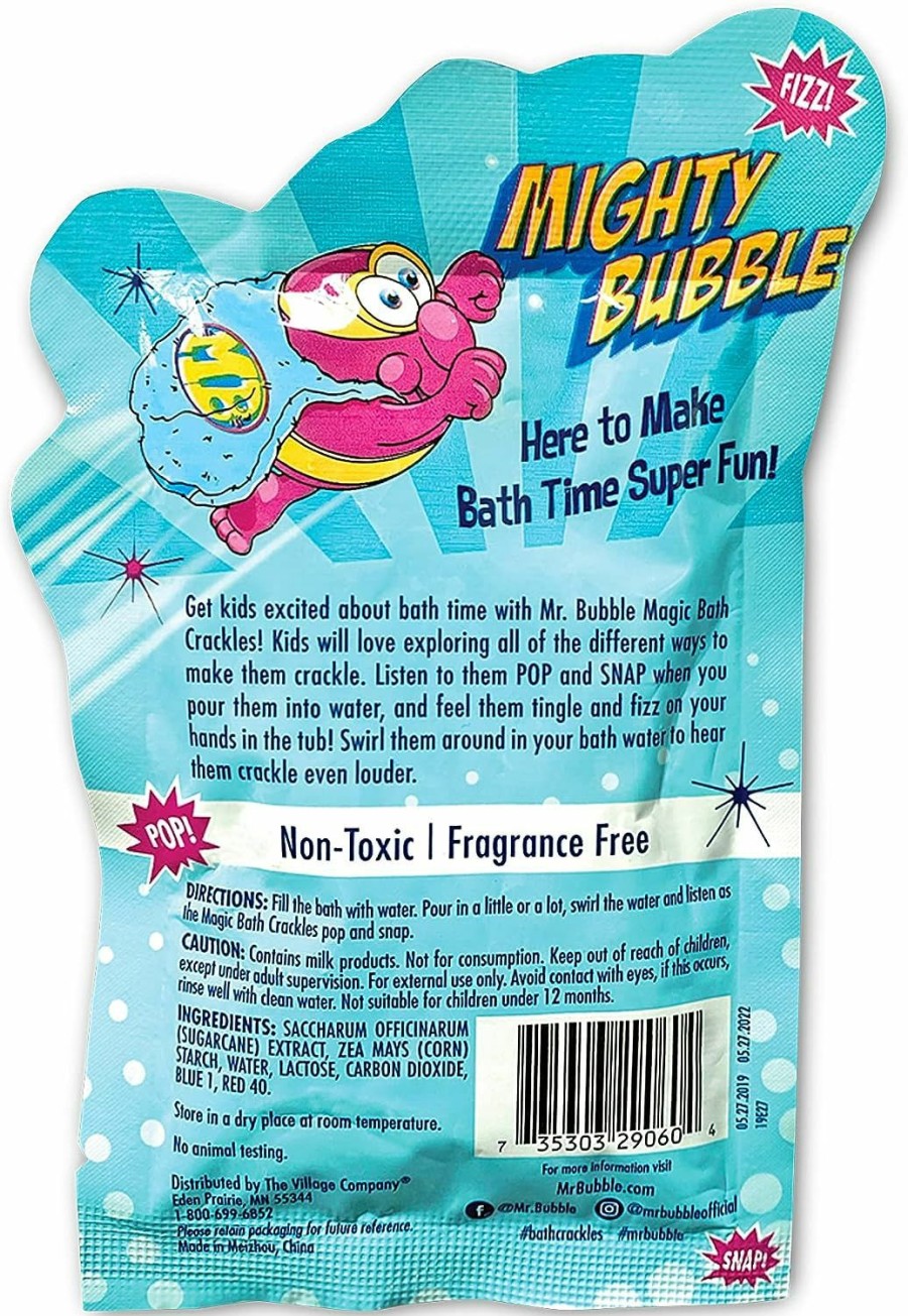 Baby & Toddler Mr. Bubble | Mr. Bubble Magic [Bath] Crackles - [Fun] To Add To Bubble [Bath] To Make [Bath] Time Exciting For Kids With Colorful Pops And Fizzy Snap (12 Packets, 1 Oz Each)