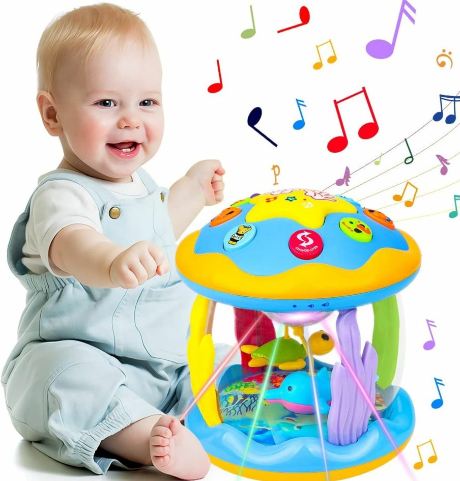 Baby & Toddler Aboosam | Aboosam Baby Toys 6 To 12 Months - Musical Learning Infant Toys 12-18 Months - Babies Ocean Rotating Light Up Toys For Toddlers 1 2 3+ Years Old Boys Girls Baby Gifts