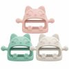 Baby & Toddler YomauiYee | Baby Teethers 0-6 Months,Teething Toys For Babies 0-6 Months,Never Drop Baby Chew Toys For Teething Relief,Infant Hand Teether Pacifiers For 0-6 Months,Ideal Baby Toys Gifts For New Moms(Cartoon Cat)