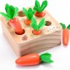 Baby & Toddler XPIY | Montessori Toys For 1 Year Old, Carrots Harvest Wooden Baby Toys For 6-12 Months Educational Shape Sorting Matching Toys For Toddler Fine Motor Skill Development, Gift For Kids Birthday Easter Toys