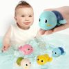 Baby & Toddler FAYOGOO | Bath Toys, 4 Pack Baby Bath Toys For Toddlers 1-3, Floating Wind-Up Toys Swimming Pool Games Water Play Set Xmas Gift For Bathtub Shower Beach Infant Toddlers Kids Boys Girls Age 1 2 3 4 5 6 Years