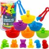 Baby & Toddler USATDD | Counting Animal Matching Games Color Sorting Toys With Bowls Preschool Learning Activities For Math Educational Sensory Training Montessori Stem Sets Gift For Toddlers Kids Boys Girls Ages 3 4 5 6