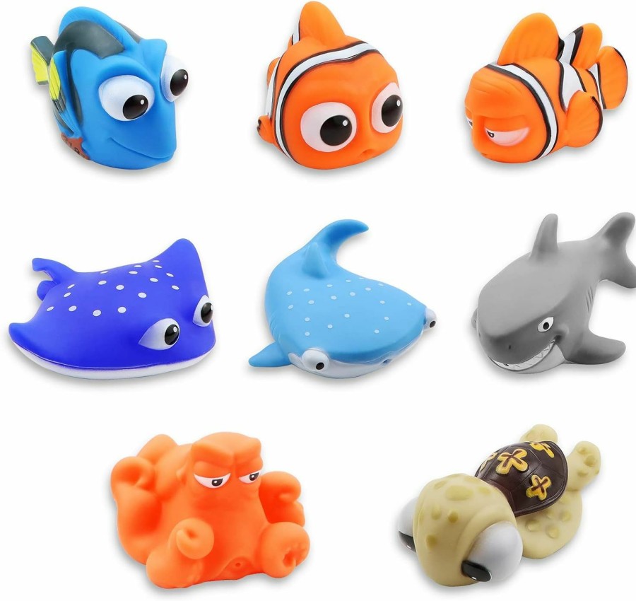 Baby & Toddler HONGFENG | Hongfeng Finding Dory Nemo Squirt Bath Squirters Toys Figures For Kids Baby Shower Swim