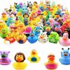 Baby & Toddler Chochkees | Chochkees Assorted Rubber Ducks Toy Duckies For Kids And Toddlers, Bath Birthday Baby Showers Classroom, Summer Beach And Pool Activity, 2\" Inches (50-Pack)