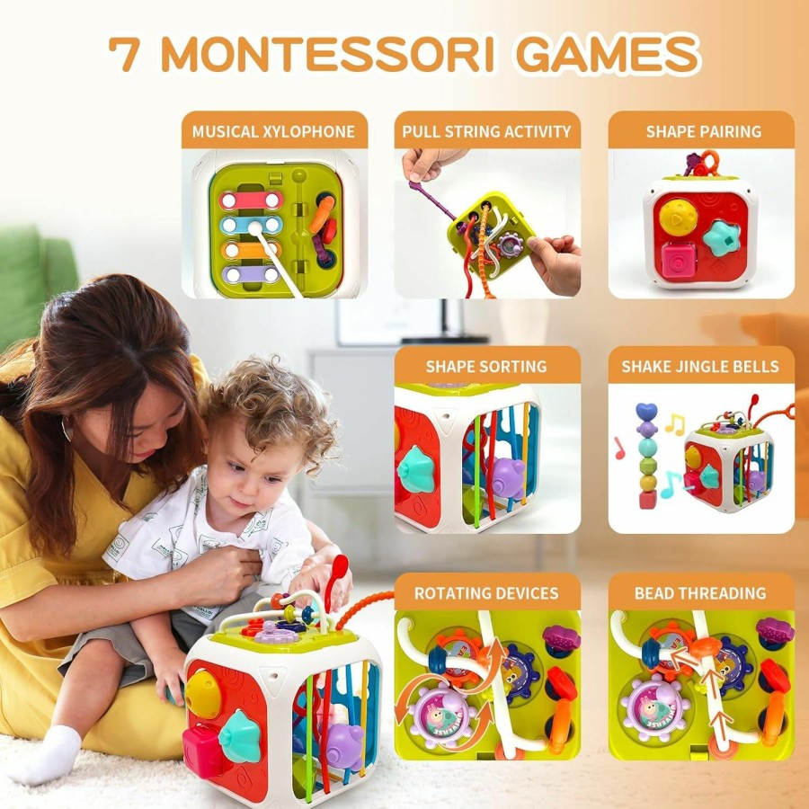 Baby & Toddler CABVIP | Cabvip Montessori Sensory Baby & Toddler Toys 12 Months Little Girl Boy Gifts, Learning Educational For 1 2-3 Year Old