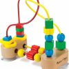 Baby & Toddler Melissa & Doug | Melissa & Doug First Bead Maze - Wooden Educational Toy For Floor, High Chair, Or Table - Infant Maze Toy, Bead Maze Toys For Toddlers And Babies 4.2 X 7 X 8.6 Inches ; 1.3 Pounds