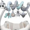 Baby & Toddler MONSTIME | Monstime Car Seat Toys Newborn Toys, Stroller Toys Baby Toys 0-3 Months Infant Toys, Baby Toys For Carseat Stroller Crib With Music Rattle, Baby Toys For 0 3 6 9 12 Babies Boys Girls Enfants (Gray)