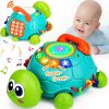 Baby & Toddler AugToy | Baby Crawling Toy 6 To 12 Months Spanish English Bilingual Learning Toy For Infants 0-3-6 7 8 9 10 12-18 Month Educational Musical Light Up Toy 1 Year Old Boy Girl Easter Treat Gift Toddler Tummy Time