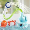 Baby & Toddler G-WACK | G-Wack Baby Bath Shower Head Sprayer With Water Thermometer For New Born Infants, Toddlers, Kids | Elephant Hose Bath Sprayer | Baby Must Haves, Accessories, Essentials In Bathtub | Usb Rechargeable