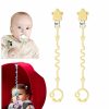 Baby & Toddler RTMOK | Toy Safety Straps, Toy Bungee Cords Baby, 3 Pack Stroller Straps Adjustable Baby Teether Toy Straps, Sippy Cup Holder Straps For Strollers, Applies To Teether Toy, Stroller Accessories.