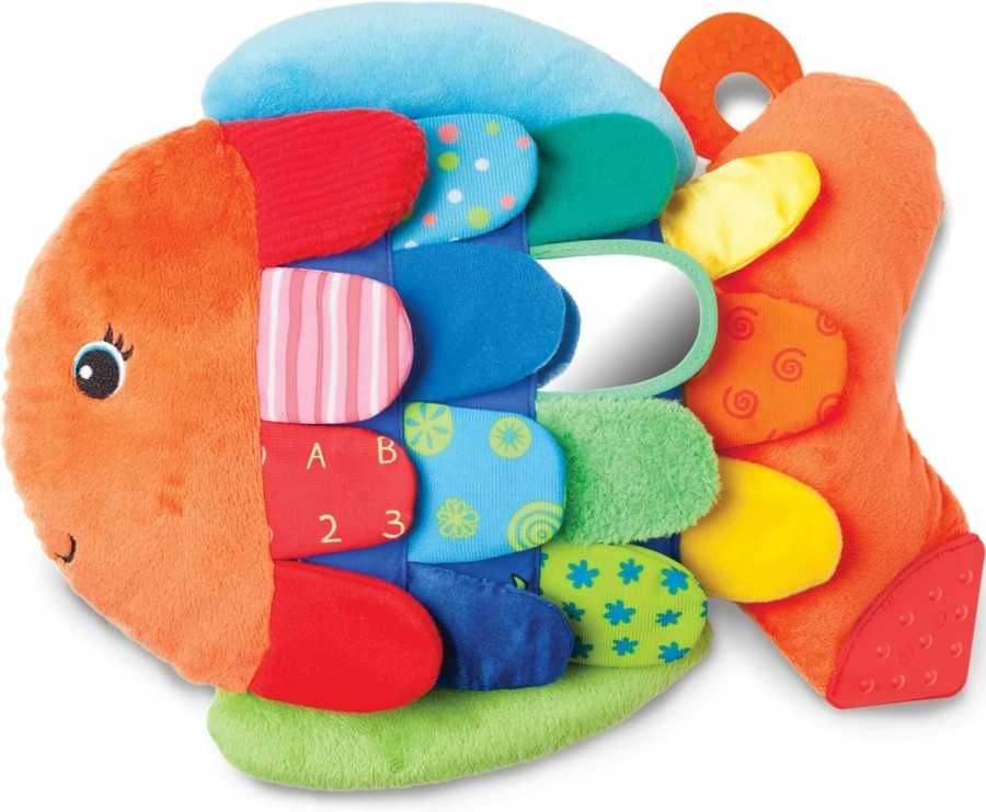 Baby & Toddler Melissa & Doug | Melissa & Doug Flip Fish Soft Baby Toy - Tummy Time Sensory Toy With Taggies For Infants