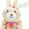 Baby & Toddler HAPTIME | Haptime Baby Bunny Musical Toys, Newborn Girl Soft Plush Stuffed Animal, Infant Light Music Tummy Time Toy, 1St Birthday Baby Girl Shower Gift Easter Basket Stuffers For 0 1 3 6 9 12 18 Month Toddler