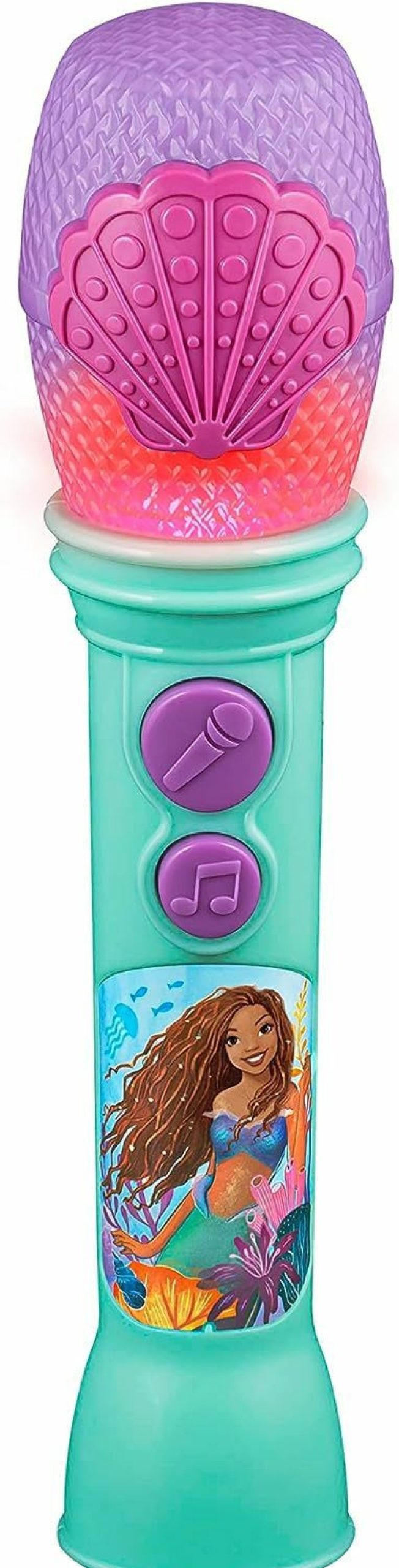 Baby & Toddler eKids | Ekids Disney The Little Mermaid Toy Microphone For Kids With Built-In Music And Flashing Lights, Designed For Fans Of Disney Toys For Girls