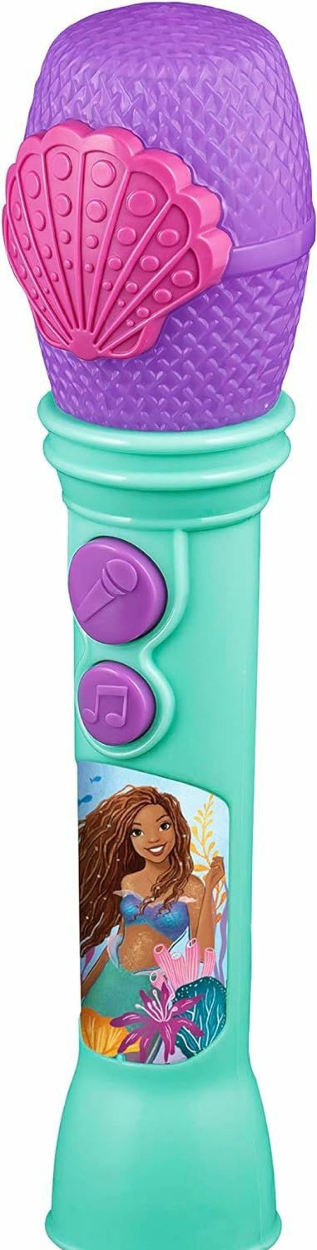 Baby & Toddler eKids | Ekids Disney The Little Mermaid Toy Microphone For Kids With Built-In Music And Flashing Lights, Designed For Fans Of Disney Toys For Girls