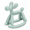 Baby & Toddler MIRALOOP | Miraloop Teething Toy For Baby 0-6, 12, 18 Months Infant, Jellydog Never Drop Food Grade Silicone Rocking Teether, Prevent Choking & Odorless, Less Dust And Hair Adhesion, Baby Gift, Mint Green