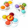 Baby & Toddler Hooku | Hooku 3 Pcs Suction Cup Spinner Toys, Baby Fidget Spinner Toy, Spinning Toys For Toddlers 1-3, Sensory Toys Early Education Toys Bathtub Toy Dining Chairs Toys, Birthday Gifts For Baby Boy Girl