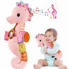 Baby & Toddler Fuzqq | Fuzqq Baby Girl Toys 0-6 Months,Infant Musical Stuffed Animals Soft Toy With Bright Colors,Crinkle Sound Paper, Multi-Textures & Rattles,Baby Newborn Toys For 0 3 6 9 12 Months Girls Gift(Pink)