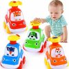 Baby & Toddler Palmatte | Palmatte Cars Toys For 1 Year Old Boy Birthday Gift Press And Go Car For 2 Years Old Boy Cars For Toddlers 1-3 Baby Toys 12-18 Months Gifts For 1 2 3 Year Old Boy