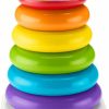 Baby & Toddler Fisher-Price | Fisher-Price Toddler Toy Giant Rock-A-Stack, 6 Stacking Rings With Roly-Poly Base For Ages 1+ Years, 14+ Inches Tall