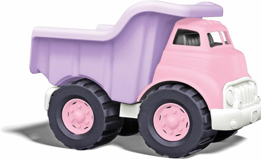 Baby & Toddler Green Toys | Green Toys Dump Truck In Pink Color - Bpa Free, Phthalates Free Play Toys For Improving Gross Motor, Fine Motor Skills. Play Vehicles