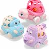 Baby & Toddler BeAndge | Baby Girl Toy Cars For Babies, Pink Car Toys For Baby Girls, Toy Car For Infant Toddler Girl, Easter Gifts For Baby Girl, Push And Go Trucks Rattles Soft Rattle Car For Toddlers Infants Gift