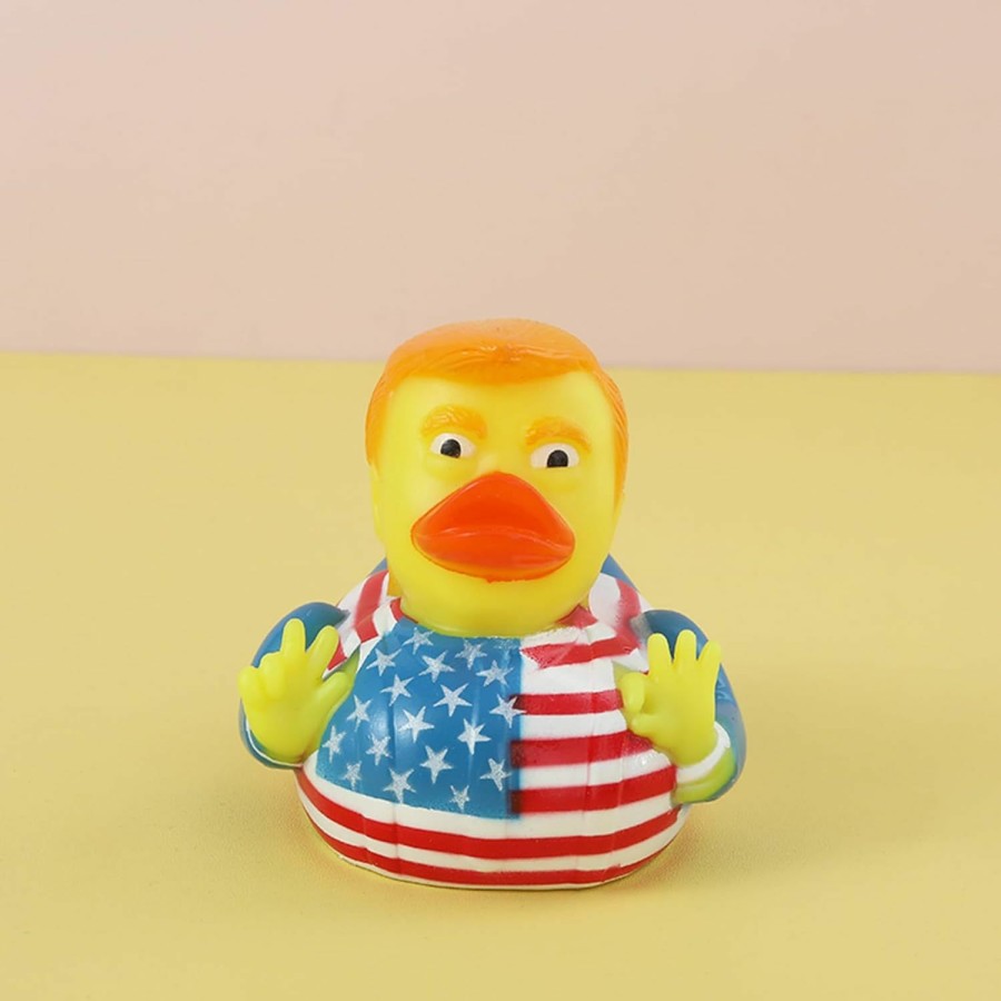 Baby & Toddler BSMTEBN | Baby Bath Toys Trump Rubber Squeak Bath Duck Baby Bath Duckies - For Kids Gift Birthdays Baby Showers Bath Time