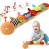 Baby & Toddler AWOTOY | Awotoy Baby Toys 0 To 12 Months, Musical Stuffed Animal Activity Soft Toys With Multi-Sensory Crinkle, Rattle And Textures, Infant Tummy Time Toys For Newborn Boys Girls, Caterpillar, Green