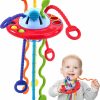 Baby & Toddler hahaland | Hahaland Montessori Toys For 1 Year Old Girl Birthday Gift - Silicone Pull String Baby Sensory Toys For Toddlers 1-3 - Toddler Travel Toys Age 1-2 - Easter Basket Stuffers For Toddler