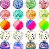 Baby & Toddler Ohanniewa | Ohanniewa Bouncy Balls For Kids 20 Pieces 5 Styles 32Mm Assorted Bouncy Balls With Storage Bag For Birthday Party Favors