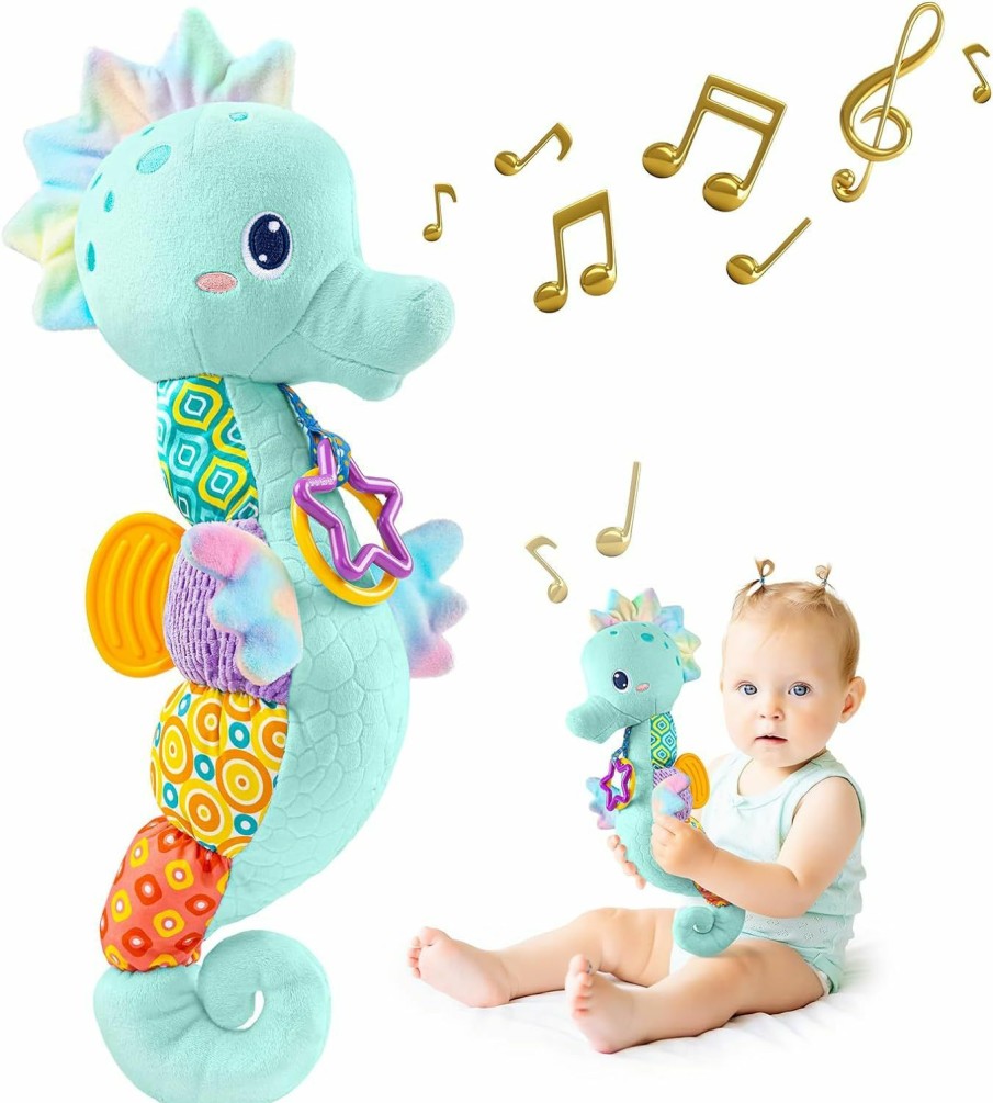 Baby & Toddler Sumobaby | Sumobaby Infant Baby Musical Stuffed Animal Activity Soft Toys With Multi-Sensory Crinkle, Rattle And Textures, For Tummy Time Newborn 0-3-6-12 Months Boys, Girls, Caterpillar