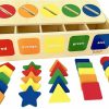 Baby & Toddler D Dailyfunn | Dailyfunn Montessori Toys Color&Shape Sorting Learning Matching Box For Baby Toddlers 1-3 Year Old