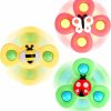 Baby & Toddler ALASOU | 3Pcs Alasou Suction Cup Spinner Toys For 1 Year Old Boy Girl|Spinning Top Toddler Toys Age 1-2|1 2 Year Old Boy Birthday Gift|Baby Bath Toys For Kids Ages 1-3|Sensory Toys For Toddlers 1-3