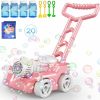 Baby & Toddler Wesfuner | Bubble Machine,Bubble Blower Maker,Bubble Lawn Mower For Toddlers 1-3,Summer Outdoor Push Backyard Toys,Wedding Party Favors,Christmas Birthday Gifts For Preschool Boys Girls