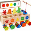 Baby & Toddler EDUJOY | Edujoy Montessori Toys For 2 3 Year Old Boys, Educational Toys For 3 4 5 Year Old Girl Christmas Birthday Gifts, Preschool Learning Activities Wooden Shape Color Sorting Toys For Toddler Toys Age 2-3