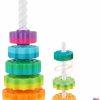 Baby & Toddler JUXUE | Juxue Baby Spinning Stacking Toys For Toddlers 1-3, Rainbow Ring Stacker Montessori Toys For Babies 6-12 Months, 1 2 3 One Year Old Girl Boy Christmas Birthday Gifts, Autism Sensory Learning Toy