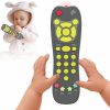 Baby & Toddler KALUYA | Kaluya Baby Tv Remote Toy, Toddlers Remote Control Toy Kids Realistic Play Remote Early Educational Baby Musical Toys With Light And Sound English French Spanish For Infant Boys Girls 6 Month+, Black