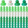 Baby & Toddler Motionchic | Motionchic 24 Pcs 2 Inch St. Patrick'S Day Rubber Ducks Bulk Green Shamrock Rubber Duckies Mini Rubber Ducks Novelty Rubber Duckies For Irish St. Patrick'S Day Decor Party Favor Goodies Bag