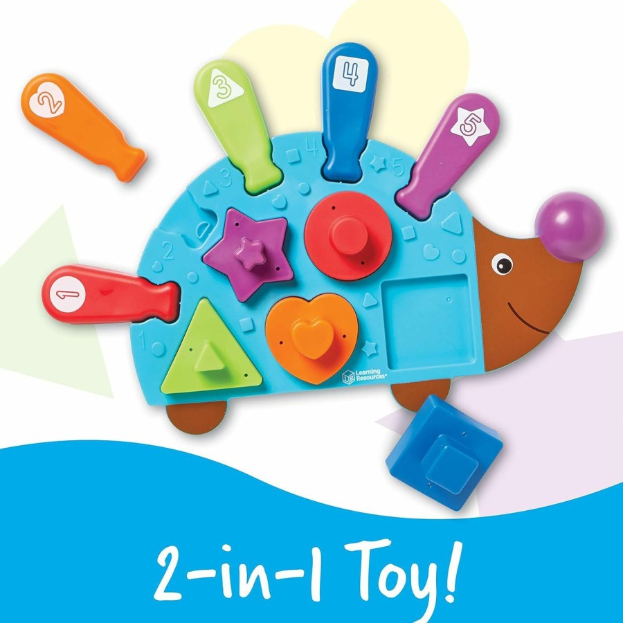 Baby & Toddler Learning Resources | Learning Resources Spike The Fine Motor Hedgehog - Toddler Learning Toys, Fine Motor And Sensory Toys For Kids Ages 18+ Months, Montessori Toys,Easter Basket Stuffers