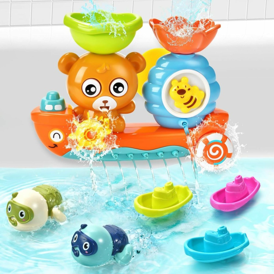 Baby & Toddler GOODLOGO | Bath Toys For Toddlers 1-3 Age 1 2 3 4 Year Old Boys Girls Toddler Bath Tub Toys For Kids Baby Infant Water Bath Tub Toys