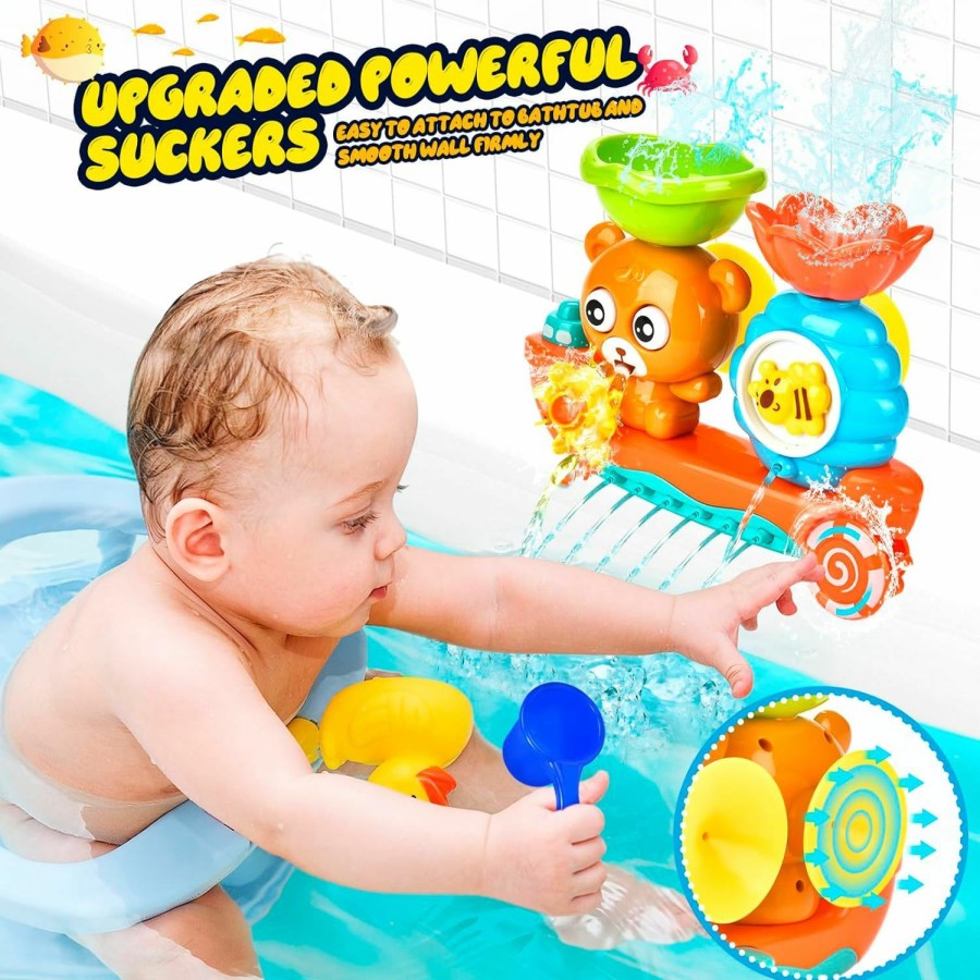 Baby & Toddler GOODLOGO | Bath Toys For Toddlers 1-3 Age 1 2 3 4 Year Old Boys Girls Toddler Bath Tub Toys For Kids Baby Infant Water Bath Tub Toys