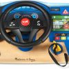 Baby & Toddler Melissa & Doug | Melissa & Doug Vroom & Zoom Interactive Wooden Dashboard Steering Wheel Pretend Play Driving Toy - Kids Activity Board, Toddler Sensory Toys For Ages 3+