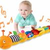 Baby & Toddler LIGHTDESIRE | Lightdesire Baby Toys Musical Caterpillar,Infant Stuffed Animal Toys With Crinkle And Rattles,Soft Sensory Toys With Textures For Tummy Time Newborn Boys Girls 0 3 6 12 Months(Green)