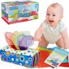 Baby & Toddler Creative Kids | Sensory Pull Along Baby Tissue Box - Montessori Toy For Babies And Toddlers Tissue Box Learning Toys For 5 Months + Stem Educational Toys For Toddler Infant Babies (Large)