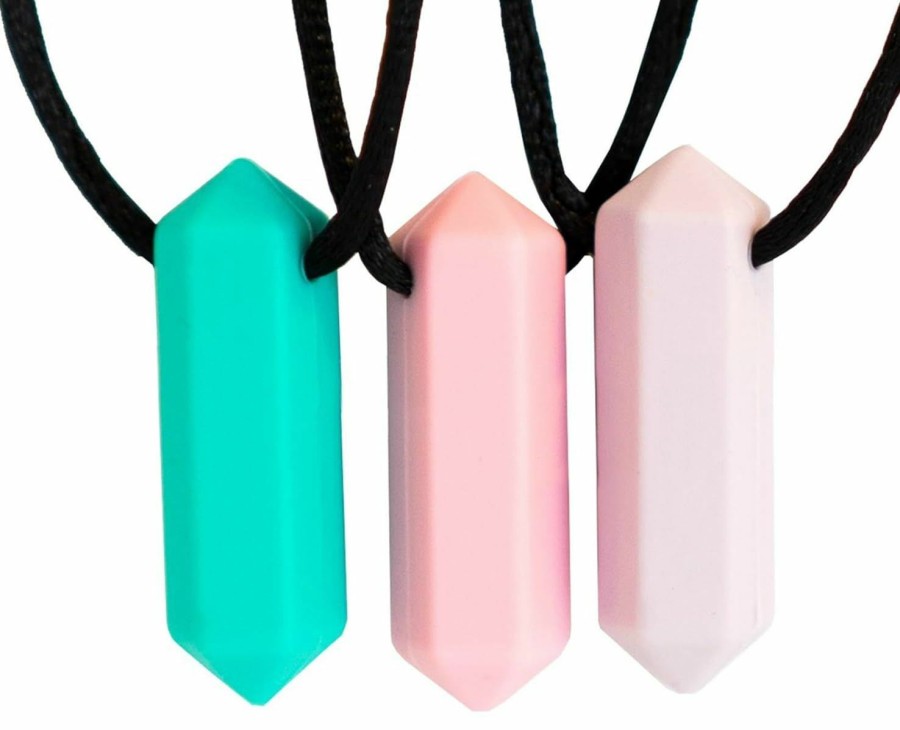 Baby & Toddler Tilcare Chew Chew | Tilcare Chew Chew Sensory Necklace Best For Kids Or Adults That Like Biting - Perfectly Textured Silicone Chew Necklaces