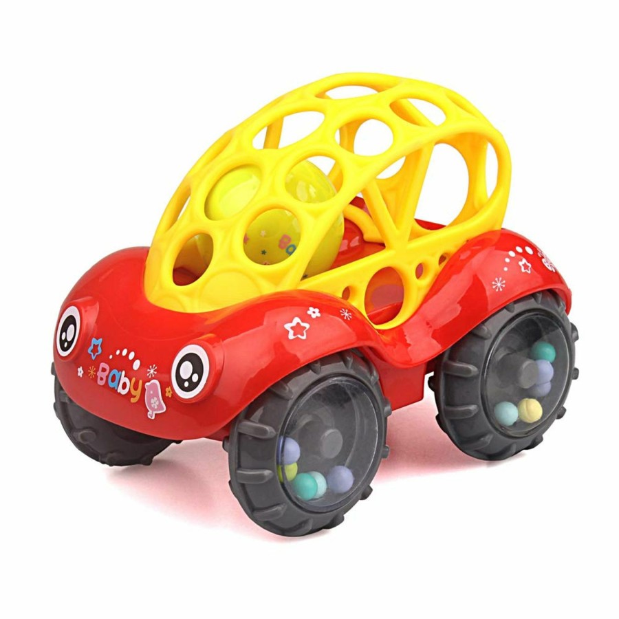 Baby & Toddler ZHFUYS | Zhfuys Rattle & Roll Car,3-12 Months Baby Toys 5 Inch Boy And Girl Infant Toys Vehicles